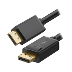 UGREEN 10245 Cable DisplayPort 1.2 Macho a Macho | Longitud 1.50 Metros (4.92 Pies) | Version DP1.2 | Soporta 4K@60Hz; 2K@144Hz | Soporta 3D | Color Profundo de 8 y 10 Bits | Blindaje Interno Multiple
