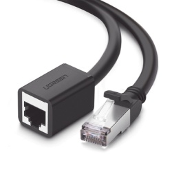 UGREEN 11282 Cable de Extension Cat6 RJ45 F/UTP / Macho a Hembra / 3 Metros (9.84 Pies) / Metodo de Conexion 568B / Velocidad de Transmision 1000Mbps / Ancho de Banda del Canal 250MHz / Caja de Cobre