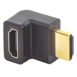 UGREEN 20110 Adaptador HDMI de 90 Grados Macho a Hembra / Hacia Arriba / HDMI 2.0 4K@60Hz / Proporciona Flexibilidad Sin Doblar los Cables HDMI