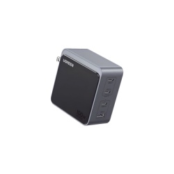 UGREEN 45224 Cargador de 100W serie Nexode S | 4 Puertos de Carga Rapida | 3 USB-C | 1 USB-A | Tecnologia GaN II | PD3.0 | QC4.0 | FCP/SCP/AFC/PPS/PPS2.0 | Tecnologia de Proteccion Termica | Optimiza