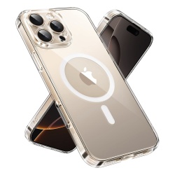 UGREEN 45927 Funda protectora magnetica transparente UGREEN Classy para iPhone 16 Pro (transparente)