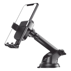 UGREEN 60990B Soporte de Celular para Automovil con Ventosa / Diseno de Sujecion en Triangulo / Ajustable 270Â° / Rotable / Estirable / Amplia Compatibilidad con dispositivos de 4 a 7 / Color Negro