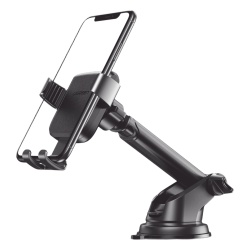 UGREEN 60990B Soporte de Celular para Automovil con Ventosa / Diseno de Sujecion en Triangulo / Ajustable 270° / Rotable / Estirable / Amplia Compatibilidad con dispositivos de 4 a 7 / Color Negro