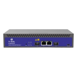 V-SOL V3600GS OLT de 1 puerto Combo GPON/XG(S)PON con 3 puertos Uplink (2 puertos Gigabit Ethernet + 1 puerto SFP/SFP+) hasta 128 ONU/ONT