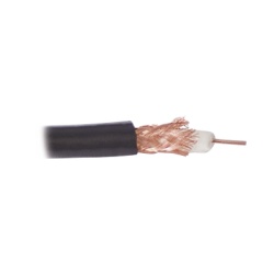 VIAKON RG59USYSCOB ( Precio Por Metro ) Cable RG59 Conductor Central De Alambre De Cobre Calibre 20 Blindado De Malla Trenzada De Cobre 80% Aislante De Polietileno Solido. Hasta Agotar Existencias