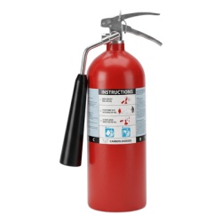 VICTORY CO5LB Extintor de Dioxido de Carbono / Clasificacion UL 2-B:C a 10-B:C / Capacidades 5 lb a 20 lb (2.27 kg a 9.07 kg) / Valvula de Cierre Integral / Bocina / Certificacion Canada / Uso en Baja
