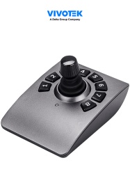 VIVOTEK VIA051002 VIVOTEK AJ-001 - Control de palanca joystick para NVR PTZ y Software VAST 2 VSS VIVOTEK con 8 teclas y conector USB