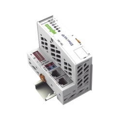 WAGO 750-363 Acoplador de Bus de Campo EtherNet/IP / 4a Generacion ECO / 2x RJ-45 10/100 Mbit/s / Switch Integrado / Hasta 250 Modulos / IP20 / 24 VCC / Certificaciones ATEX IECEx