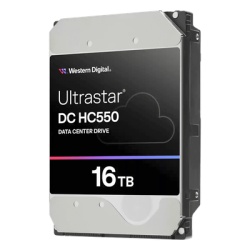 Western Digital (WD) WUH722016CLE6L0 Disco Duro Data Center / 16TB / 7200 RPM / SATA 6 Gb/s / SAS 12 Gb/s / CMR / Helium / HelioSeal / RVS / 2.5M-hour MTBF / 5 Anos Garantia