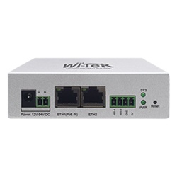 WI-TEK WI-IOT100 Controlador IoT / 2 Puertos 10/100 Mbps / Administracion y Monitoreo desde la nube / Ideal para Sistemas Solares / Multiples metodos de Alimentacion
