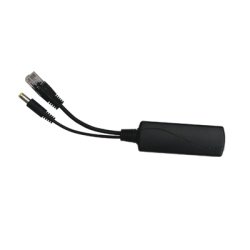WI-TEK WI-POE11S-48V Splitter PoE IN 802.3 af/at / Se Puede Energizar Hasta con 30W / Salida de 12 Vcc 1A (12W) / Instalacion es Escritorio (superficie plana) / Idea para camas IP SIN PoE (CCTV)