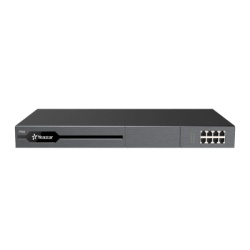 YEASTAR P560 Conmutador IP PBX Enterprise Modular / 100 Extensiones Expansible a 200 / 30 Llamadas Simultaneas Expansible a 60 / Soporte E1/T1/PRI / Hasta 8 Puertos FXO/FXS / Call Center Avanzado / Om