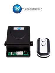 YLI 77344 YLI WBK400112 - Modulo con relay normalmente abierto y cerrado con control remoto para apertura de puerta soporta hasta 30 controles / Alimentacion a 12VDC