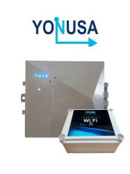 YONUSA YON6500006 YONUSA EYNG12001WIFI - Paquete de ENERGIZADOR de nueva generacion 12 500V / Modulo WiFi para control desde SMARTPHONE / Hasta 2 500 Mts lineales