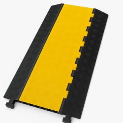 AccessPRO AC-903CV Protector de Cable de 3 Canales / Base de Goma y Tapa de Plastico / Tamano del Canal 56x55MM / Capacidad de Carga 6.1 Toneladas / Longitud 90 cm / Ancho del Contorno 50 cm / Altura