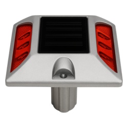 AccessPRO AC-LED Luz LED para senalizacion de carreteras AC-LED / 6 LED Ultrabrillantes Intermitentes / Autonomia 108 Horas / Distancia Visual 800 m / IP68 / Capacidad de Carga 20000 kg / Temperatura