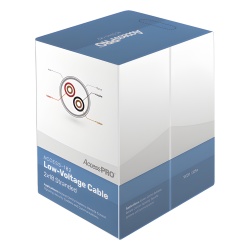AccessPRO ACCESS-182 Bobina de 305 metros con 2 cables calibre 18 FRPVC CM para aplicaciones en control de acceso
