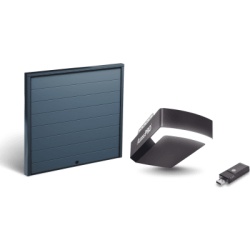 AccessPRO KIT-DOOR-169L KIT COMPLETO Incluye /Puerta D/ Garage / APDOORL 16x9 Pies / Lisa Linea Central / Insulada / Interfase ACCESSWIFI / Extension ACCESSEXTRAILC /Motor FS1000M / 1/2HP / Fuerte/Silencioso/Luz LED/Motor DC .