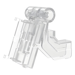 AccessPRO T-SHAPE-HOOK-3124 Gancho en T con Placa Trasera Adaptadora para Etiqueta de Tinta Electronica / AccessPRO / Diametro 5-9 mm / Compatible con 2.13" - 2.66" - 2.9"