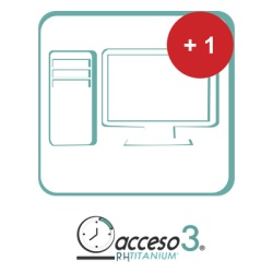 AccessPRO TITANIUMEST [BAJO PEDIDO] Expansion (Activacion adicional) para Software de Tiempo & Asistencia compatible con SISTEMAS DE NOMINA / Acceso3 - TITANIUM