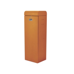 AccessPRO XBS-5002-LN Barrera vehicular izquierda / Soporta brazo de hasta 5.5 m / Final de carrera ajustable por programacion / Movimiento fluido / Diseno elegante color naranja