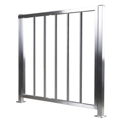 AccessPRO XD-100-MC Puerta de Medio Cuerpo / Acero Inoxidable / 100 cm (3.3 ft) Ancho / 90 cm (2.9 ft) Alto / Control de Acceso