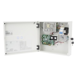 AKUVOX A094S Controlador de Acceso para 4 puertas / Administrable 100 % en la Nube / Compatible con Teclado Wiegand de Terceros / PIN para visitas desde la APP / Capacidad de bateria de respaldo / Fun