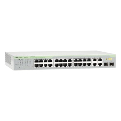 ALLIED TELESIS AT-FS750/28-10 Switch WebSmart de 24 puertos 10/100 Mbps + 2 puertos 10/100/1000 Mbps + 2 SFP Gigabit Combo