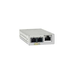 ALLIED TELESIS AT-MMC200LX/SC-TAA-60 Convertidor de medios fast ethernet a fibra optica conector SC monomodo (SMF) version TAA (Trade Agreement Act)