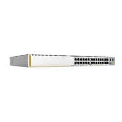 ALLIED TELESIS AT-X530-28GTXM-10 Switch Stackeable Capa 3 20 puertos 10/100/1000 Mbps + 4 x 100M/1G/2.5/5G-T + 4 puertos SFP+ 10 G fuente redundante
