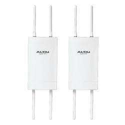 ALTAI TECHNOLOGIES KIT2-C260X Kit de 2 Unidades del Punto de Acceso WiFi 6 PTMP Omnidireccional Cobertura Hasta 300 m Doble Banda Simultanea en 2.4 y 5 GHz Hasta 2.976 Gbps Hasta 256 Usuarios Concurre