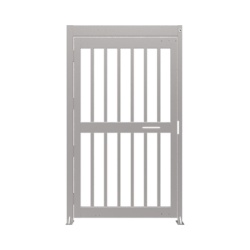 ALVARADO MSG-48-SS Puerta de Alta Seguridad de Cuerpo Completo Acabado en Acero Inoxidable
