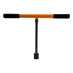 AMERICAN EARTH ANCHORS PE-MTH Maneral "T" para Ancla PE-18 de Cabeza Hexagonal de 1" y de Dado Cuadrado de 1/2".