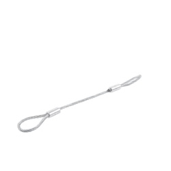 AMERICAN EARTH ANCHORS PE-TC Cable con Doble Guardacabo para Ancla Temporal (Ancla no incluida).