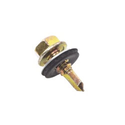 ANCLO ANC-PAS-14112 Tornillo Punta Broca Sello Montado 6.5 X 38 mm (1/4" X 1 1/2") Caj. C/100pz.