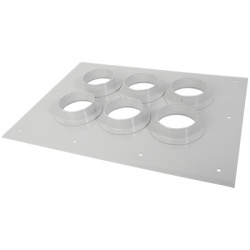 ANDREW / COMMSCOPE 204-6736 Placa Pasamuro con Capacidad de 6 Botas de 4