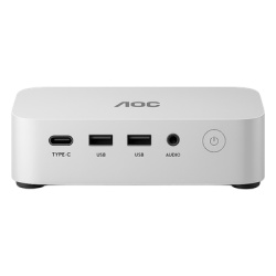 AOC A3AR5 Mini estacion de trabajo (Mini PC) / AMD Ryzen 5 7430U / Wi-Fi 6 + Bluetooth 5.2 / 16 GB DDR4 + 512 GB SSD / 6Ã— USB 3.0 + 2.5G Ethernet / Windows 11