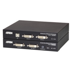 ATEN CE624 Extensor KVM | HDBaseT? | 2.0 DVI dual display USB | 1920 x 1200 a 100m