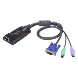 ATEN KA7120 Switch KVM | cable DVI | USB de 2 puertos | con selector remoto de puerto