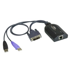 ATEN KA7166 Adaptador KVM DVI USB compatible Smart Card con Virtual Media