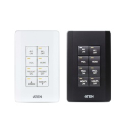 ATEN VK108US Sistema de control ATEN | Teclado de 8 botones (EE. UU. 1GANG) | BLANCO |