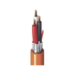 BELDEN 6501FE Cable de Seguridad y Audio / 3 Conductores de Cobre 22 AWG / Aislamiento FlamarrestÂ® / Blindaje BeldfoilÂ® / Plenum FlamarrestÂ® / Chaqueta con ripcord