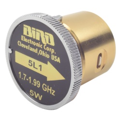 BIRD TECHNOLOGIES 5L1 Elemento de 5 Watt en linea 7/8" para Wattmetro BIRD 43 en Rango de Frecuencia de 1700-1990 MHz.