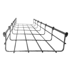 CHAROFIL CH-54-200BM Charola Bimetalica Tipo Malla 54/200 mm Ideal Para Utilizarse al Exterior o Zonas Humedas Hasta 172 Cables Cat6 Tramo de 3 Metros