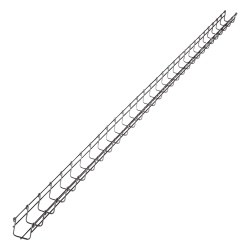 CHAROFIL CH-54-50EZ Charola Tipo Malla 54/50 mm Acabado Electro Zinc Hasta 43 Cables Cat6 Tramo de 3 Metros - Img 3