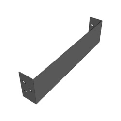 CHAROFIL CH-PCE812ALK Placa de Cierre para Escalera de Aluminio / Peralte 3 1/4" / Ancho 12" / Incluye Tornilleria (CHPCE314X12AK)