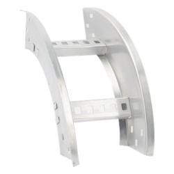 CHAROFIL CH-VE-908R8X6AK Curva Vertical Exterior de Aluminio de 90Â° Perfil Z / Peralte 3 1/4" / Ancho 6" / Radio 8" / Incluye Tornilleria