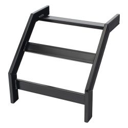 CHAROFIL CHCVET1X12EPK (CHCVET1X12EPK) CURVA VERTICAL EXTERIOR TUBULAR 1.5 DE PERALTE X 12 ANCHO PINTURA EPOX COLOR NEGRO INCLUYE COPLe y tornilleria