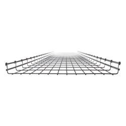 CHAROFIL MG-50-438EZ Charola Tipo Malla 66/600 mm Acabado Electro Zinc Hasta 630 Cables Cat6 Tramo de 3 Metros