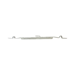 CHAROFIL MG-51-228GAC Clip recto automatico para unir tramos de charola con peralte 54 mm con acabado Galvanizado por inmersion en caliente